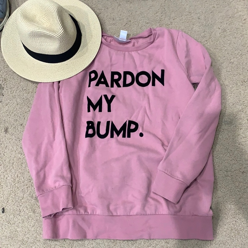 Motherhood Maternity pink sweater size M